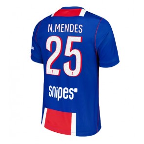 Paris Saint-Germain Nuno Mendes #25 Hjemmebanetrøje 2026-27 Kortærmet